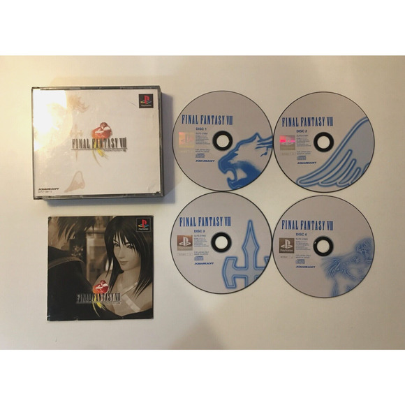 Final Fantasy VIII 8 [NTSC-J] PS1 (JP PlayStation 1, 1999) Japanese CIB Complete - Picture 1 of 16